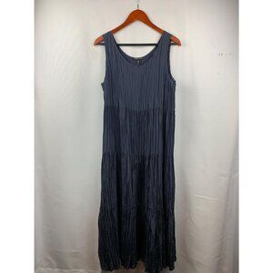 Women’s NWT Eileen Fisher Blue Ocean Tiered Dress Size Small